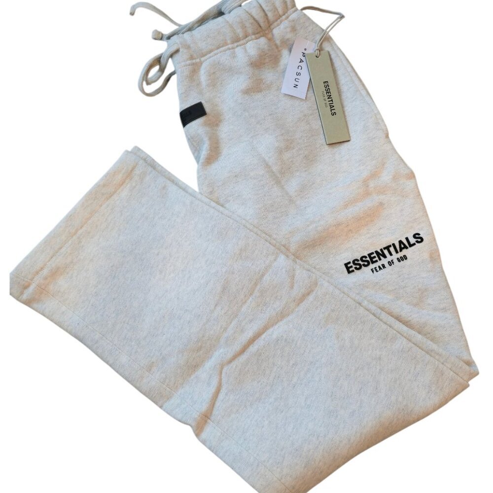 Fear of God Essentials Loose Pants  Light Oatmeal Oversized NWT Streetwear